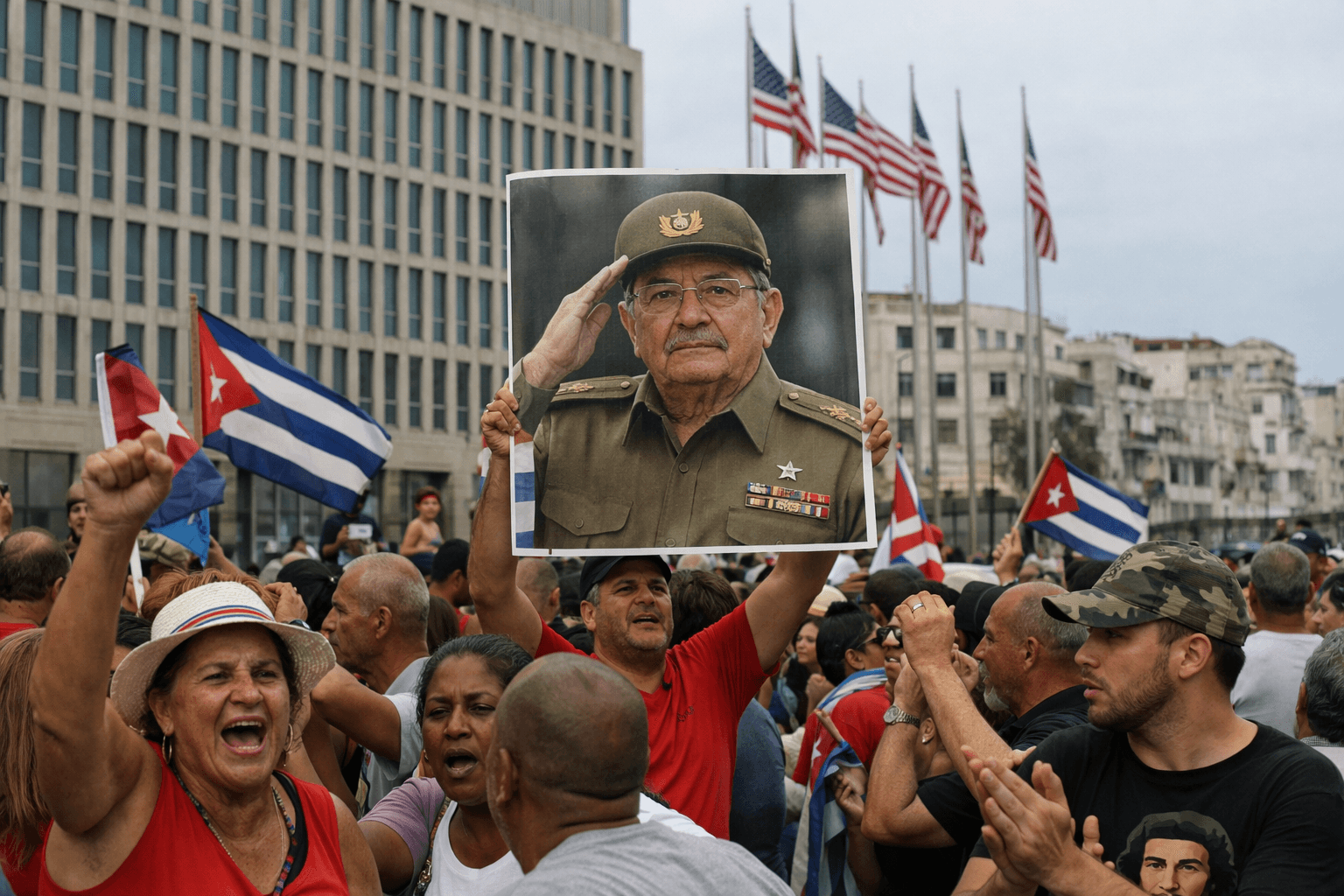 Cubans Rally Behind Raúl Castro Amid US Indictment