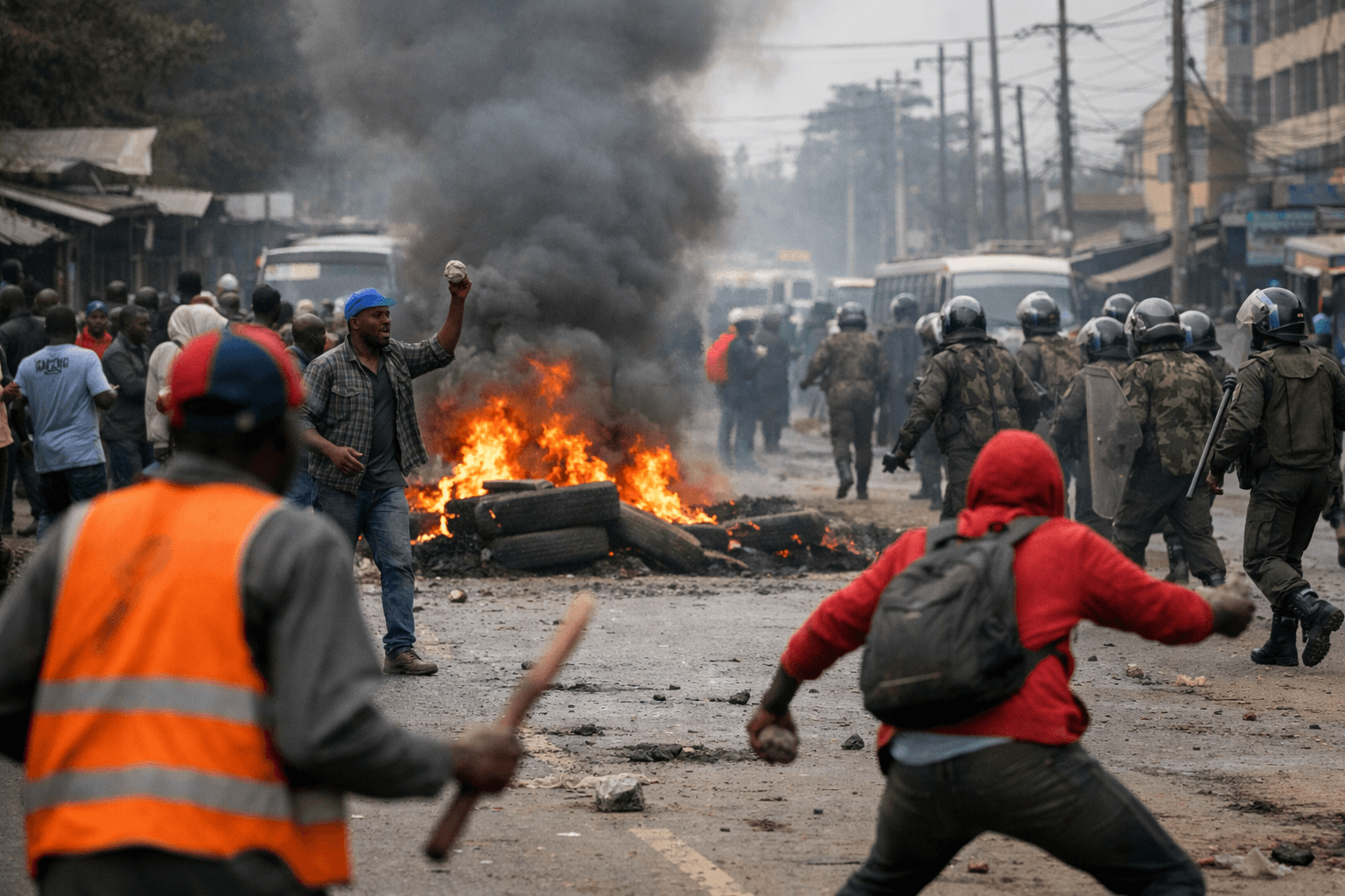 Kenya Teeters on Brink Amid Deadly Fuel Protests