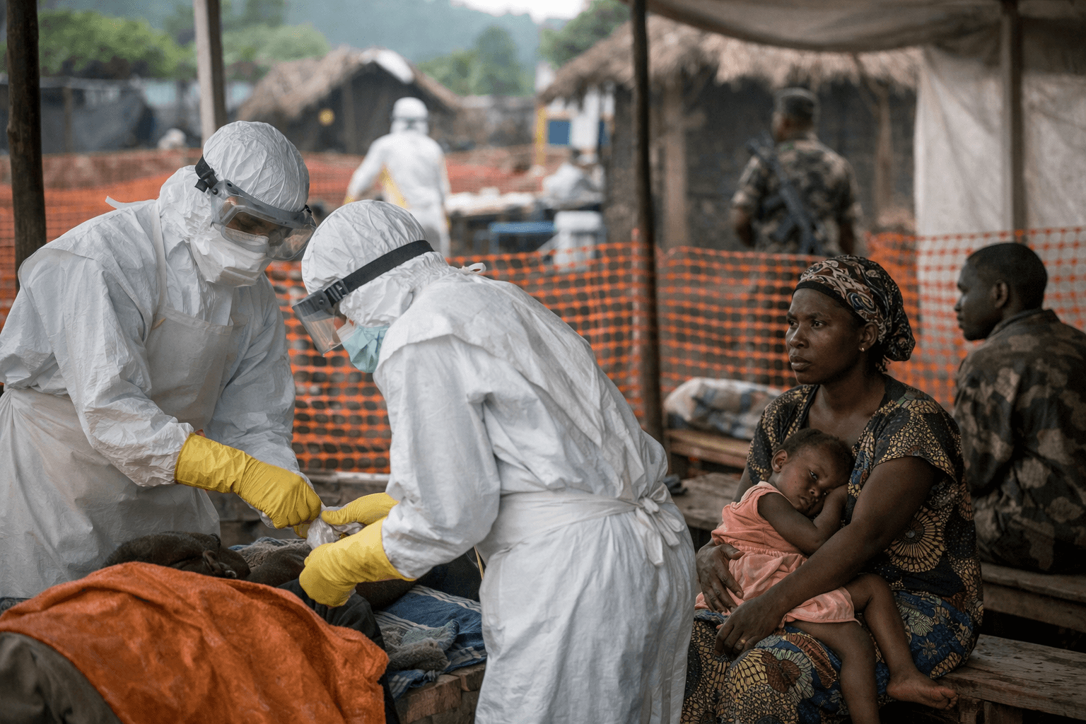 Test-Ebola Outbreak Spreads in Conflict-Ridden Congo