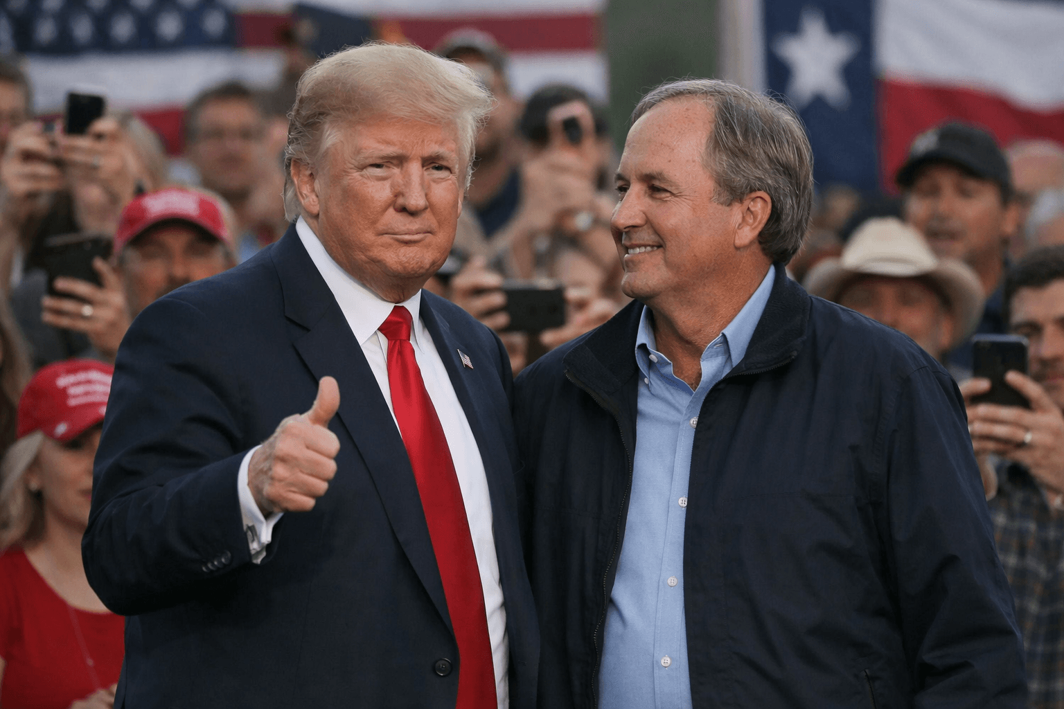 Trump Backs Paxton in Texas Senate Runoff