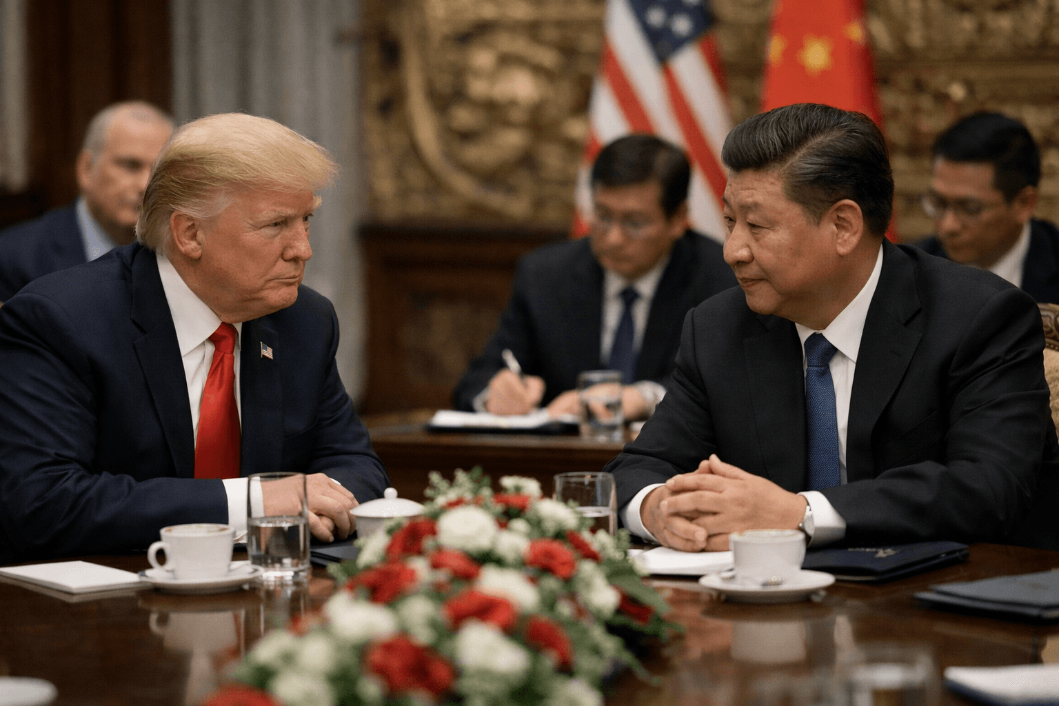 US and China Leaders Meet in High-Stakes Summit