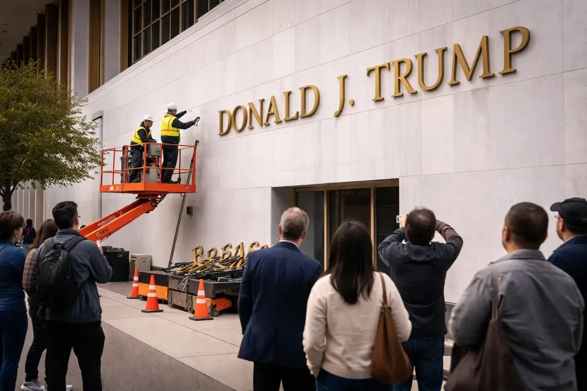 Trump's Name Removed
