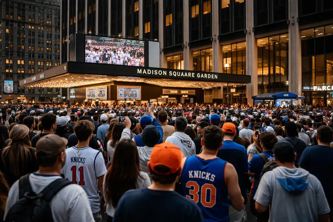 Knicks Host NBA Finals